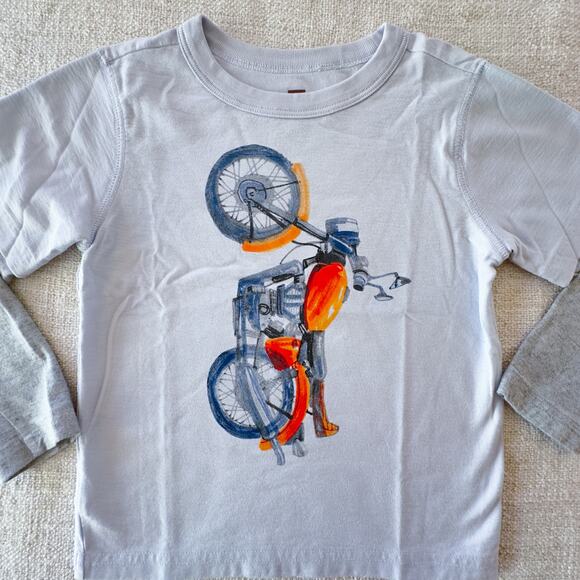 Tea Collection Layered Motorcycle Tee VGUC 4 - Picture 2 of 3